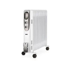 Обігрівач оливний Zanussi ZOH/ES-11WN, 27м2, 2200Вт, мех. упр-ння, 11 секцій, білий UA